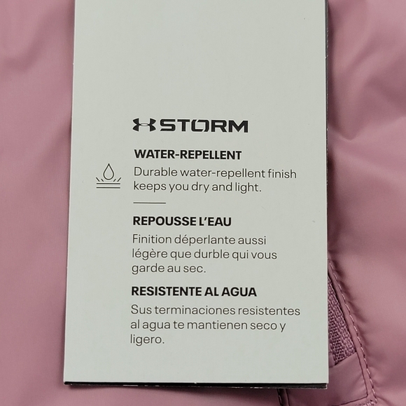 Under Armour Jacket Pink 700 Down Cold Gear Infrared 1378858 Women’s Size L New - Picture 12 of 14